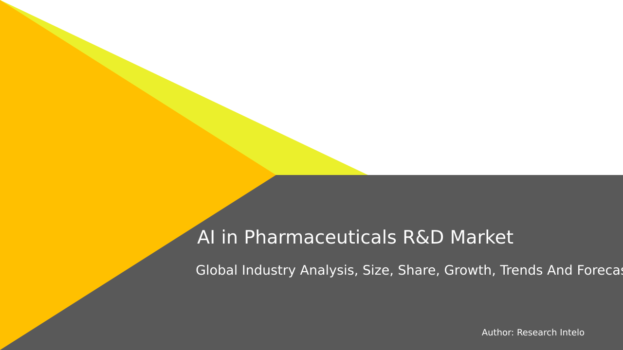 AI in Pharmaceuticals R&D Market Research Report 2033
